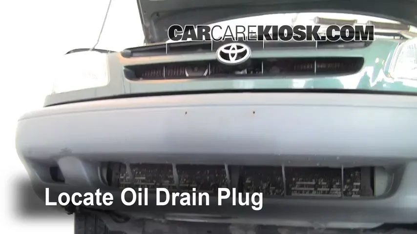 1999 Toyota Sienna LE 3.0L V6 Oil Change Oil and Oil Filter